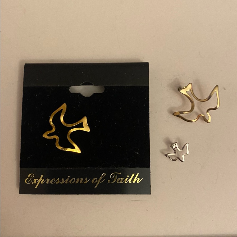 Religious Dove (3) pins
